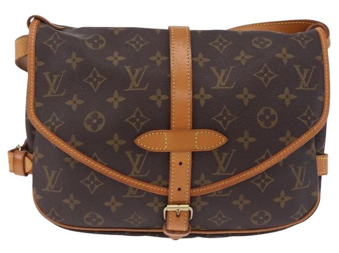 LOUIS VUITTON Sac à bandoulière Monogram Saumur 30 M42256 LV Auth 200894V Monogramme - vue 13