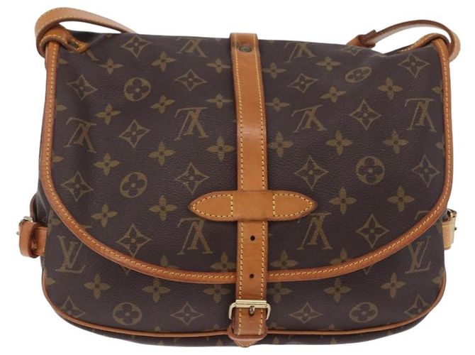 LOUIS VUITTON Sac à bandoulière Monogram Saumur 30 M42256 LV Auth 200894V Monogramme - vue 2