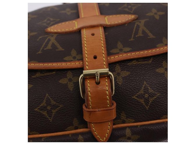 LOUIS VUITTON Sac à bandoulière Monogram Saumur 30 M42256 LV Auth 200894V Monogramme - vue 23
