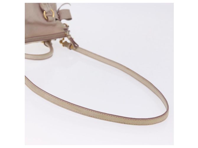 Borsa a mano Miu Miu Vitellolux 2way Pink Gold Auth 204364A Rosa D'oro - vista 9
