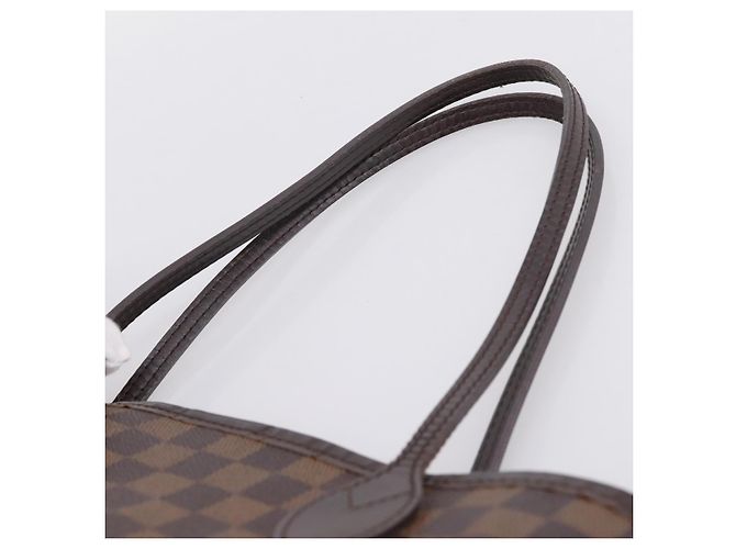 Borsa Tote LOUIS VUITTON Damier Ebene Neverfull MM N51105 LV Auth ka6219 - vista 15