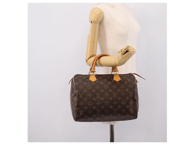 LOUIS VUITTON Monogram Speedy 30 Handtasche M41526 LV Auth 203906SAV Monogramm - Ansicht 22