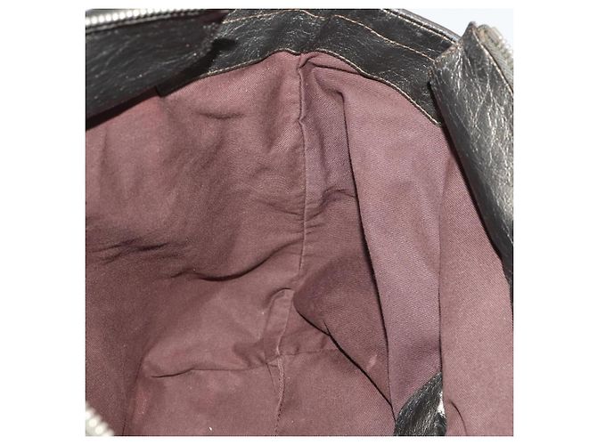 Chloé Chloe Tote Bag aus Leder Grau Goldfarben Auth BA15487 Braun - Ansicht 19
