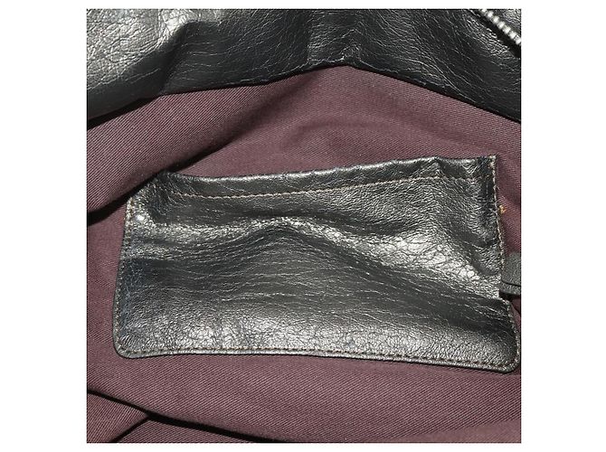 Chloé Chloe Tote Bag aus Leder Grau Goldfarben Auth BA15487 Braun - Ansicht 20