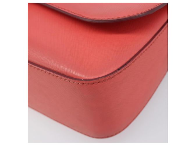 Borsa a tracolla Salvatore Ferragamo Gancini Chain in pelle Pink Gold Auth 204648A Rosa - vista 15