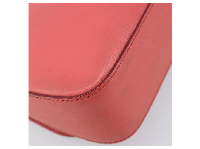 Borsa a tracolla Salvatore Ferragamo Gancini Chain in pelle Pink Gold Auth 204648A Rosa - vista 18