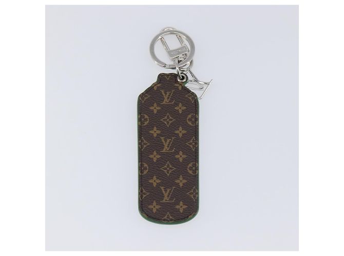 LOUIS VUITTON Monogram Porte Cle Paint Charm Leather Green MP3384 LV Auth 167611SAM Verde Monogramma - vista 7