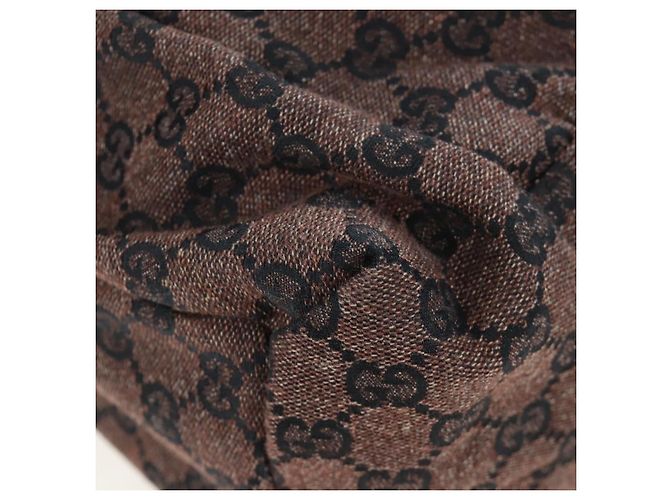 Borsa a mano GUCCI GG Canvas Outlet Brown Gold 286307 Auth 201176V Marrone D'oro - vista 14