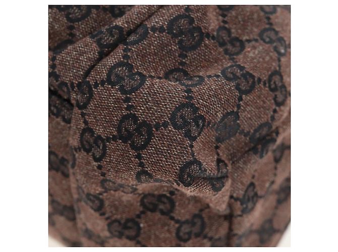 Borsa a mano GUCCI GG Canvas Outlet Brown Gold 286307 Auth 201176V Marrone D'oro - vista 15