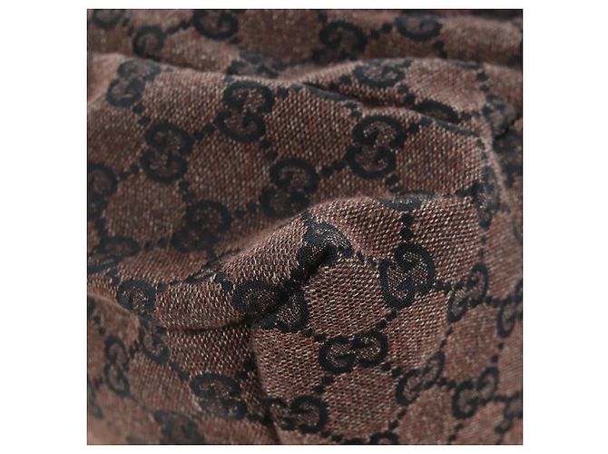 Borsa a mano GUCCI GG Canvas Outlet Brown Gold 286307 Auth 201176V Marrone D'oro - vista 16