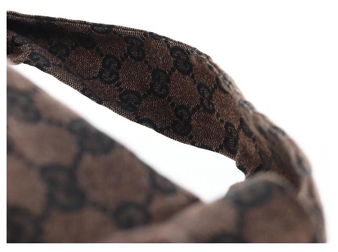 Borsa a mano GUCCI GG Canvas Outlet Brown Gold 286307 Auth 201176V Marrone D'oro - vista 8