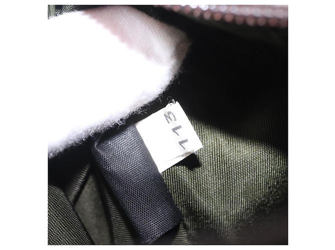 PRADA PRADA Sports Accessory Pouch Canvas Wool Black Auth 203830A - view 11