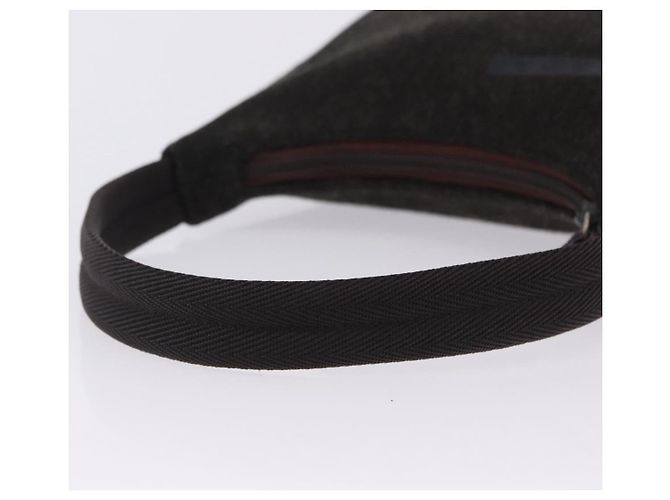PRADA PRADA Sports Accessory Pouch Canvas Wool Black Auth 203830A - view 8