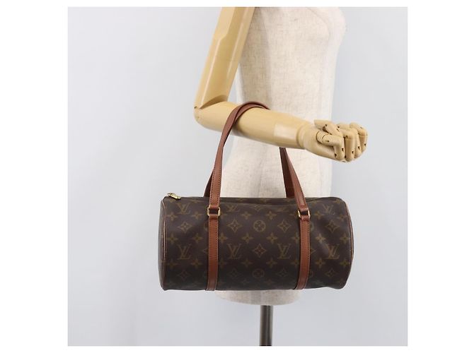 Bolso de mano LOUIS VUITTON Monogram Papillon 30 M51385 LV Auth 203667A Monograma - vista 22