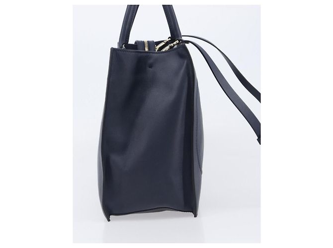 Borsa VALENTINO in pelle 2way Navy Gold Auth 202206V D'oro Blu navy - vista 4