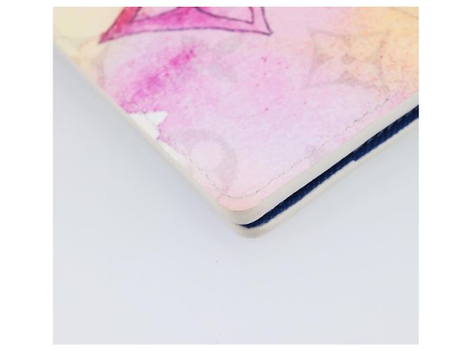 LOUIS VUITTON Watercolor Organizer De Poch Card Case M80456 LV Auth 203695SAM White - view 16