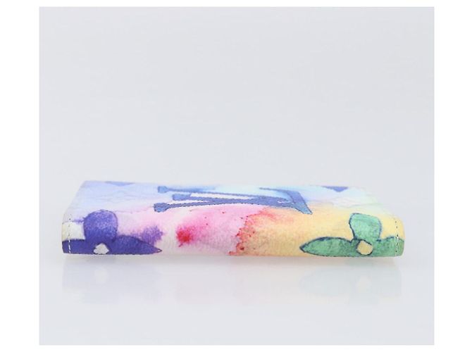 LOUIS VUITTON Watercolor Organizer De Poch Card Case M80456 LV Auth 203695SAM White - view 4