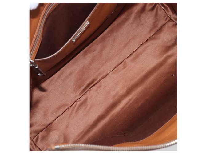 Borsa a mano Miu Miu in pelle 2way marrone argento Auth yk20891M - vista 11