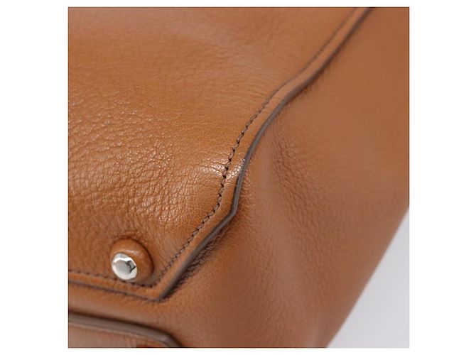 Borsa a mano Miu Miu in pelle 2way marrone argento Auth yk20891M - vista 17
