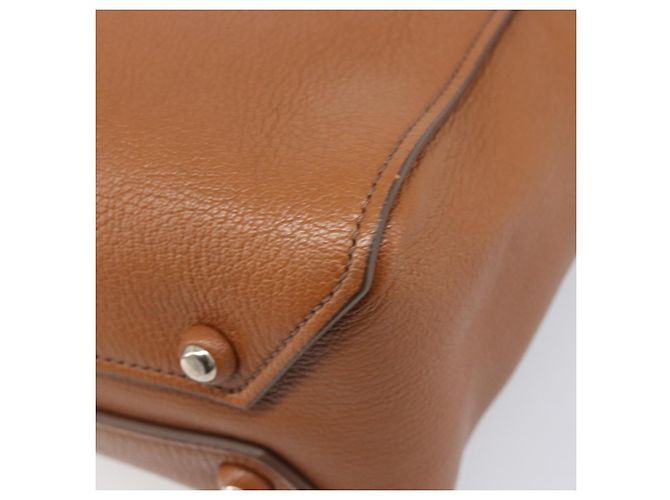 Borsa a mano Miu Miu in pelle 2way marrone argento Auth yk20891M - vista 19