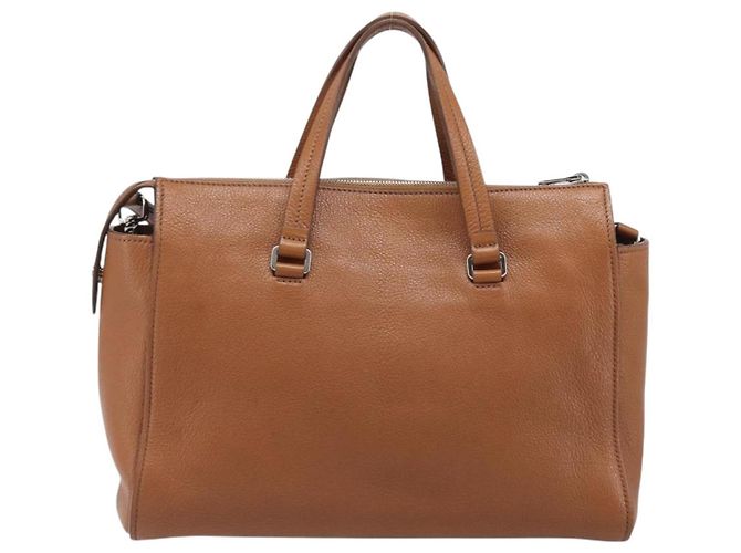 Borsa a mano Miu Miu in pelle 2way marrone argento Auth yk20891M - vista 2