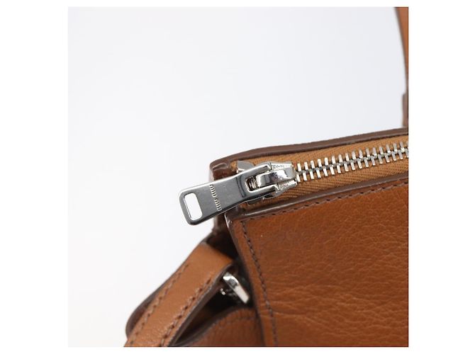 Borsa a mano Miu Miu in pelle 2way marrone argento Auth yk20891M - vista 22