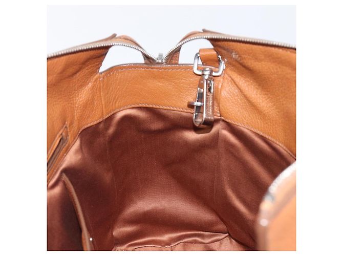 Borsa a mano Miu Miu in pelle 2way marrone argento Auth yk20891M - vista 24