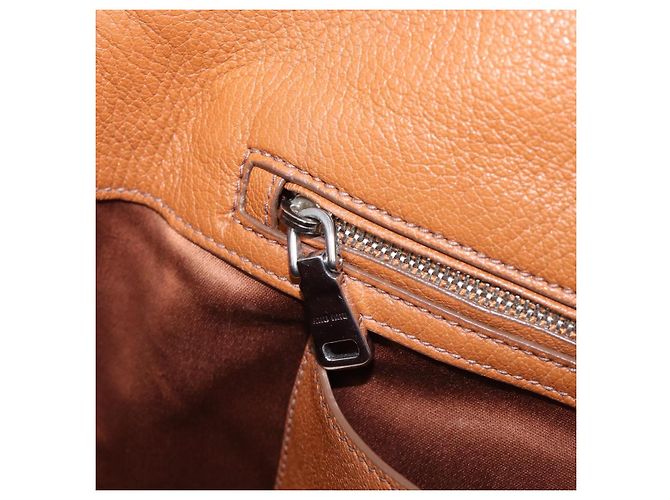 Borsa a mano Miu Miu in pelle 2way marrone argento Auth yk20891M - vista 26