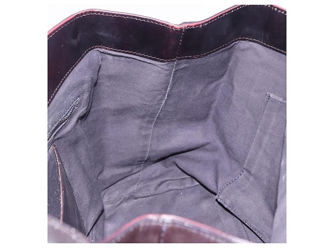 Borsa Tote Vivienne Westwood Pelle 2way Nero Argento Auth 204042 - vista 25