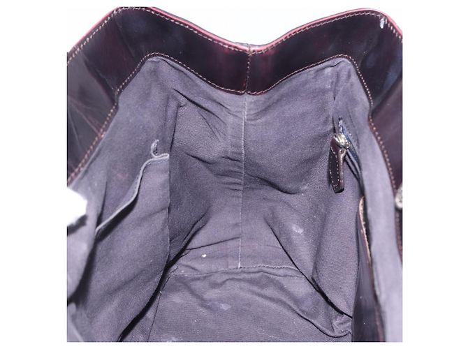 Borsa Tote Vivienne Westwood Pelle 2way Nero Argento Auth 204042 - vista 26