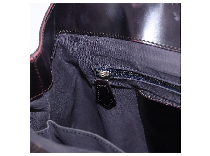 Borsa Tote Vivienne Westwood Pelle 2way Nero Argento Auth 204042 - vista 27