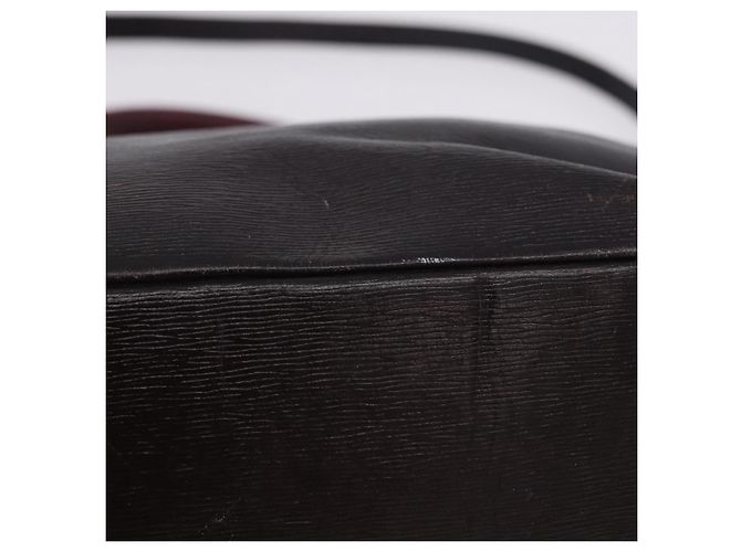 Borsa Tote Vivienne Westwood Pelle 2way Nero Argento Auth 204042 - vista 6