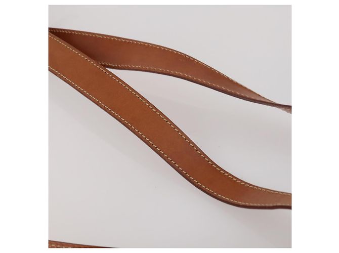 Céline Bolso de hombro CELINE Macadam Canvas PVC Leather 3 Set Brown Beige Auth 203379 Castaño - vista 6