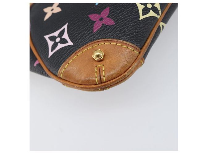 LOUIS VUITTON Monogram Multicolor Pochette Mila MM Black M60097 LV Auth 204383V - view 14