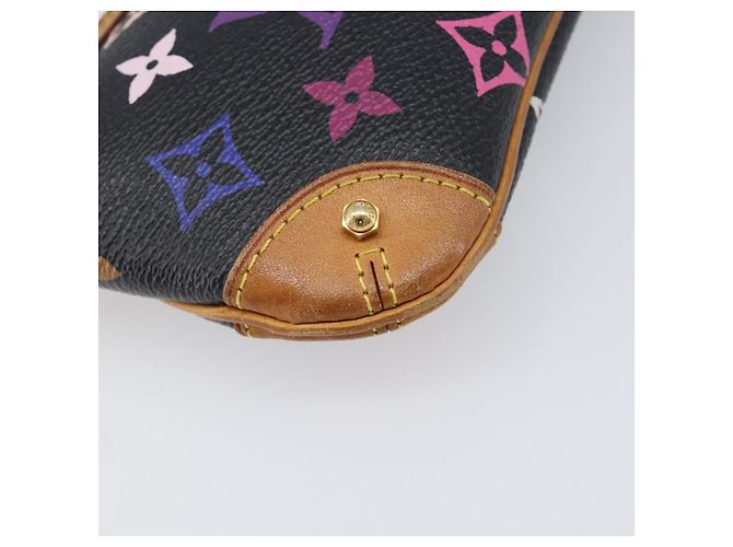 LOUIS VUITTON Monogram Multicolor Pochette Mila MM Black M60097 LV Auth 204383V - view 16