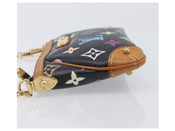 LOUIS VUITTON Monogram Multicolor Pochette Mila MM Black M60097 LV Auth 204383V - view 4