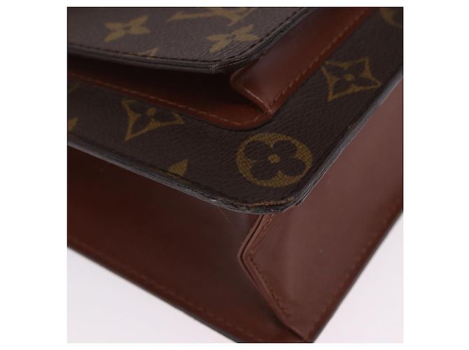 Bolsa de mão LOUIS VUITTON Monogram Monceau 28 M51185 LV Auth 205153V Monograma - vista 19