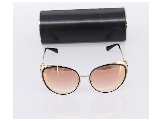 Bulgari BVLGARI Sunglasses Metal Gold Black Auth BA15547V Golden - view 12