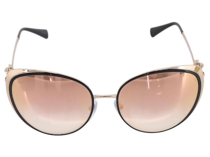 Bulgari BVLGARI Sunglasses Metal Gold Black Auth BA15547V Golden - view 13