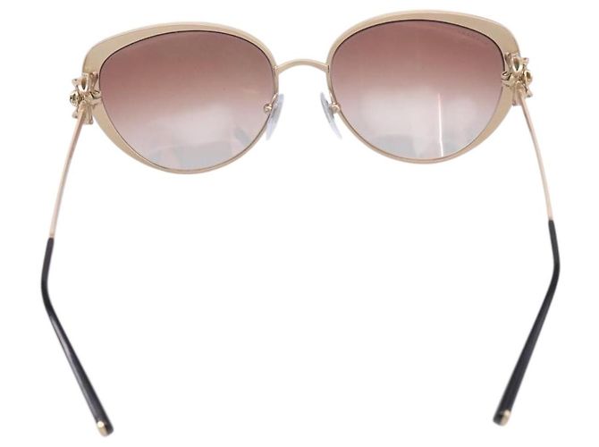 Bulgari BVLGARI Sunglasses Metal Gold Black Auth BA15547V Golden - view 2