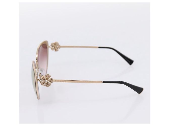Bulgari BVLGARI Sunglasses Metal Gold Black Auth BA15547V Golden - view 5
