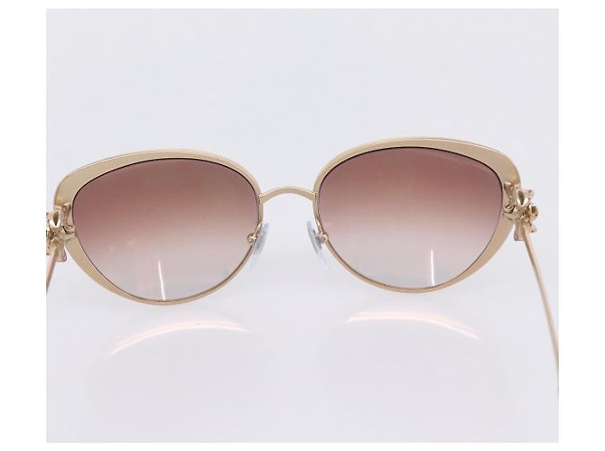 Bulgari BVLGARI Sunglasses Metal Gold Black Auth BA15547V Golden - view 9
