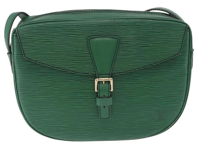 Bolsa de Ombro LOUIS VUITTON Epi Jeune Fille MM Verde M52154 LV Auth 202611 - vista 13