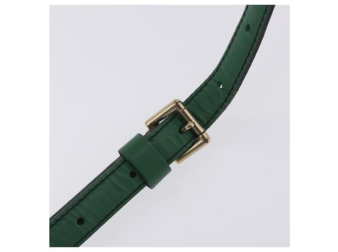 Bolsa de Ombro LOUIS VUITTON Epi Jeune Fille MM Verde M52154 LV Auth 202611 - vista 16