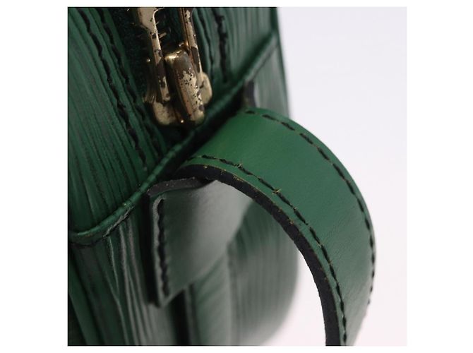 Bolsa de Ombro LOUIS VUITTON Epi Jeune Fille MM Verde M52154 LV Auth 202611 - vista 22