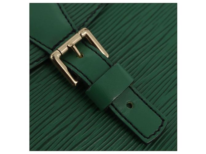 Bolsa de Ombro LOUIS VUITTON Epi Jeune Fille MM Verde M52154 LV Auth 202611 - vista 28
