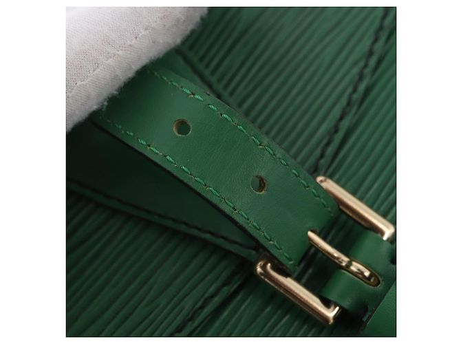 Bolsa de Ombro LOUIS VUITTON Epi Jeune Fille MM Verde M52154 LV Auth 202611 - vista 29