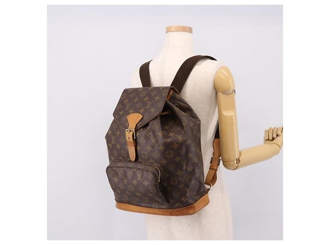 LOUIS VUITTON Monogram Montsouris GM Backpack M51135 LV Auth ka6288 - view 27