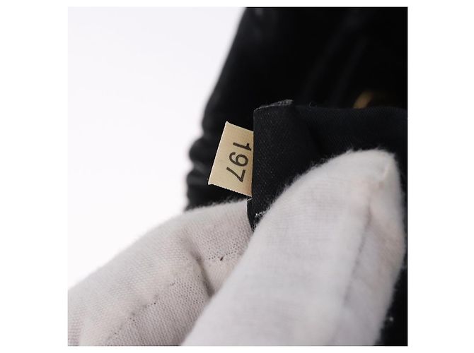 Borsa a mano Miu Miu in pelle 2way nera tono oro Auth 167594SAM Nero - vista 11
