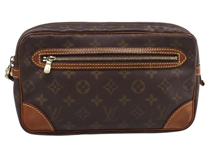 LOUIS VUITTON Monogram Marly Dragonne GM Clutch Bag M51825 LV Auth 205182A Monograma - vista 13
